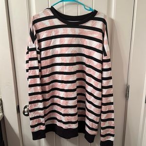 Pink & Black pullover